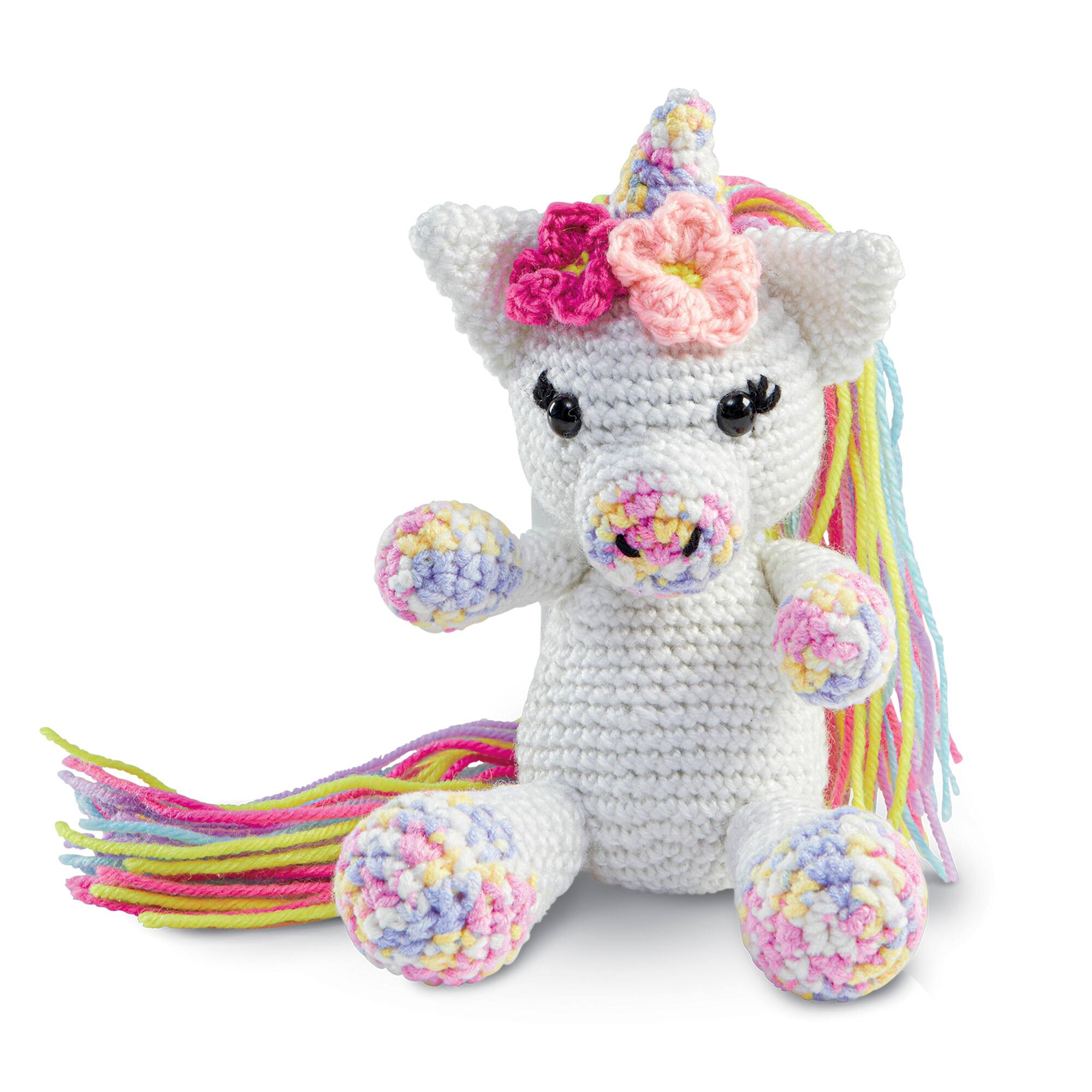 6 Pack: Intermediate Unicorn Amigurumi Crochet Kit by Loops & Threads®